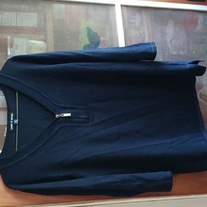 Womans  Top Sweater Cable & Gauge L